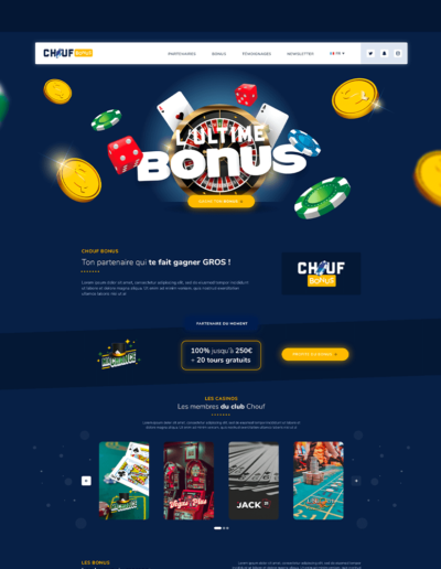 Webdesign Chouf Bonus